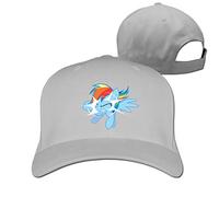 GUIZAZYY Cool Rainbow Dash Out of Nowhere Adjustable Baseball Cap Hat for Men Women,Red