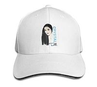 GUIZAZYY Cool Talladega Nights Ricky Bobby Crystal Gayle on Tour Movie Unisex Adjustable Baseball Cap White