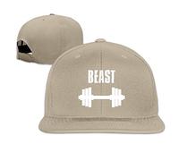 GUIZAZYY Custom Beast Adjustable Baseball Hat & Cap Natural