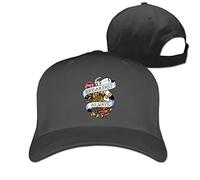 GUIZAZYY Custom Eat Hardy Adjustable Hunting Peak Hat & Cap Black