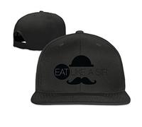 GUIZAZYY Custom Eat Like A Sir Adjustable Baseball Hat & Cap Black