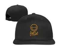 GUIZAZYY Custom Evil Smile Adjustable Baseball Hat & Cap Black
