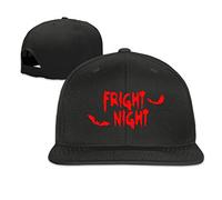 GUIZAZYY Custom Fright Night Adjustable Baseball Hat & Cap Black