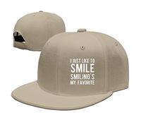 GUIZAZYY Custom I Just Like to Smile Adjustable Baseball Hat & Cap