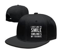 GUIZAZYY Custom I Just Like to Smile Adjustable Baseball Hat & Cap