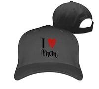 GUIZAZYY Custom I Love You Mom Adjustable Baseball Cap Hat for Men Womens,Black