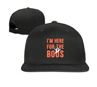 GUIZAZYY Custom Im Here for The Boos Adjustable Baseball Hat & Cap Black