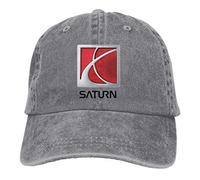 GUIZAZYY Custom Saturn Vehicle Logo Cool Hat Cap for Man Black