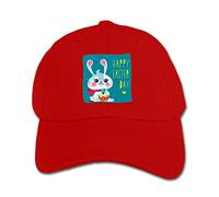 GUIZAZYY Customized Happy Easter Day Beautiful Bunny Geek Hats for Minor Black