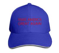 GUIZAZYY Customized Make America Great Again Funny 100% Cotton Peak Cap for Womens Black
