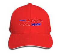 GUIZAZYY Customized Make America Great Again Geek 100% Organic Cotton Cricket Cap for Mens Black