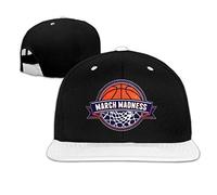 GUIZAZYY Customized March Madness Cool Baseball Hat for Mens White