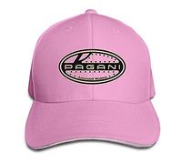 GUIZAZYY Customized Pagani Symbol Black Geek 100% Organic Cotton Cricket Cap for Boys White