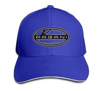GUIZAZYY Customized Pagani Symbol Black Geek 100% Organic Cotton Cricket Cap for Boys White