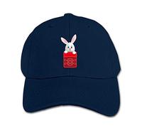 GUIZAZYY Customized Pockets of The Rabbit Red Cool Hip-Pop Caps for Children Black