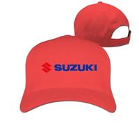 GUIZAZYY Customized Suzuki Motor Corporation Logo Cool 100% Organic Cotton Peak Cap for Boys White