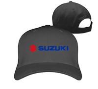 GUIZAZYY Customized Suzuki Motor Corporation Logo Cool 100% Organic Cotton Peak Cap for Boys White