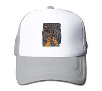 GUIZAZYY Dave Matthews -2019 Tour Cool Music Band Logo Trucker Hat Baseball Cap Grid Cap Black for Teenagers and Adults