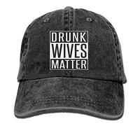 GUIZAZYY Drunk Wives Matter Unisex Adult Vintage Washed Denim Adjustable Baseball Cap