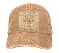 GUIZAZYY Earth Wind & Fire-The Eternal Dance Unisex Fun Casquette Hats Vintage Adjustable Trucker Hat Black