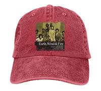 GUIZAZYY Earth Wind & Fire Unisex Soft Casquette Hats Vintage Adjustable Baseball Caps Black