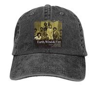 GUIZAZYY Earth Wind & Fire Unisex Soft Casquette Hats Vintage Adjustable Baseball Caps Black