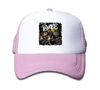 GUIZAZYY Eazy E-Compton's Most Wanted Cool Music Band Logo Trucker Hat Baseball Cap Grid Cap Black for Boys and Girls