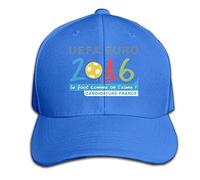 GUIZAZYY Euro Logo Png Adjustable Hunting Peak Hat Cap RoyalBlue