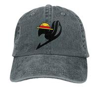 GUIZAZYY Fairy Tail Cap Men Women Adjustable Golf Novelty Washed Denim Casquette Caps for Outdoor