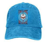 GUIZAZYY Falling in Reverse-Straight to Hell Unisex Band Casquette Caps Vintage Adjustable Trucker Hat Black