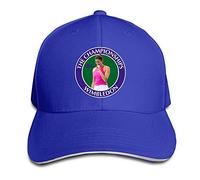 GUIZAZYY Garbine Muguruza Sandwich Peaked Hat Cap RoyalBlue