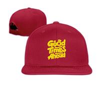 GUIZAZYY Good Times Ahead Customized Funny Baseball Hat for Men Women,Black