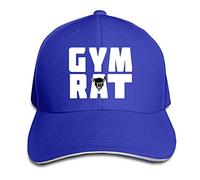 GUIZAZYY Gym Rat Sandwich Peaked Hat Cap RoyalBlue