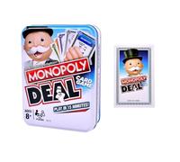 Gujey Jeux de Cartes Monopol-y, Deal Jeu de Société,Jeu de Cartes à Jouer Rapide pour 2-5 Joueurs Jeu de Plateau Classique Joueurs Jeu de Voyage pour la Famille et Les Enfants(C)