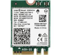 GUJL-1730Mbps Intel 9260Ngw Ngff Carte Wifi Sans Fil,Haute Vitesse 2.4G / 5G Dual-Band 802.11Ac Wifi Module Bluetooth 5.0,Support Linux/Ch /Windows 10 Operate System