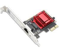 GUJL-2.5Gbase-T Carte Réseau 2.5G Pci-E To Rj45 Network Card Rtl8125B Chip Gigabit Ethernet Pour Les Jeux Et Le Streaming À Grande Vitesse Compatible Avec Windows/L-I-Nux/M-A-C
