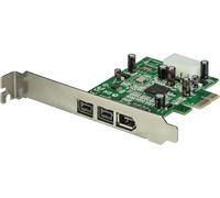 GUJL-Adaptateur De Carte Pci Express Firewire 3 Ports 2B 1A 1394-Carte Pcie Firewire 800 / 400 1394 Fw (Pex1394B3)