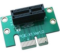GUJL-Adaptateur Équerre Type Riser À 90° Pour Fente Pcie X1. Pour Monter À L'Horizontale Une Carte Pci Express X1
