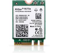 GUJL-Ax1675X Killer Series Upgraded Wifi 6E Adapter Gaming Wifi Adapter M.2 Wifi Card 2.4 Gbps Wifi For Pc Supports Bluetooth 5.3 & Intel,Amd With Windows 10+,Linux (Ax1675X)