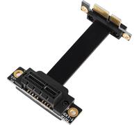 GUJL-Câble D'Extension Pcie 90° Pci Express 3.0,1 X Mâle Vers Femelle,Câble De Connexion Sans Fil Pour Carte Réseau,Carte Son (5 Cm,Fente 90° Up) (5 Cm)