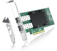 GUJL-Carte Réseau 10 Gb,2 Ports Sfp+,Carte Réseau 10Gbe Par Rapport À L`Intel X710-Da2,Prise En Charge De Windows Server/Windows/Linux/Vmware(Ne Prend Pas En Charge Mac Os)