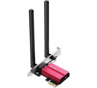 GUJL-Ma86Xe V2 Pc Carte Réseau Wi-Fi 6E Pcie Axe5400Mbps,Bluetooth 5.3,Intel Wi-Fi 6E,Tri-Band (6 Ghz/5 Ghz/2,4 Ghz),Wpa3,Antennes À Gain Élevé,Comptible Windows 10/11