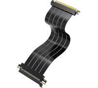 GUJL-Pcie Gen 4 16X Câble De Montage Haute Vitesse Extrêmement Flexible Pci Express 4.0 Ports Carte D'Extension Gpu-Connecteur Droit [11.8In/30Cm]