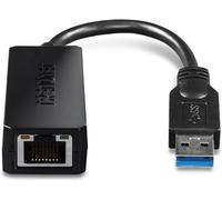 GUJL-Tu3-Etg,Adaptateur Usb 3.0 Vers Gigabit Ethernet,Duplex Intégral,Débit Ethernet 2 Gbit/S,Jusqu'À 1 Gbit/S,Adaptateur Usb Vers Gigabit Ethernet,Noir