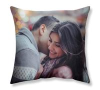 guk Coussin personnalisé. Photo Personnalisé Taie d'oreiller. Couvrir Canapé Décoration de Maison Cadeau personnalisé Date d'anniversaire Mariage (40x40cm/16x16inch, One Sided)