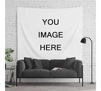 guk Tapisserie personnalisée tenture Mandala Tapisserie tissée sur Mesure, Petite Tapisserie, Tapisserie psychédélique pour décoration Murale imprimée (90X60 in(230 * 150cm))