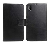 Gukas Housse Coque pour Archos Access 50s 5" PU Leather Cas Couverture Cuir Etui Case Cover Flip Protection Portefeuille Wallet Noir