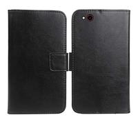 Gukas Housse Coque pour Archos Diamond Gamma 5.5" PU Leather Cas Couverture Cuir Etui Case Cover Flip Protection Portefeuille Wallet Noir