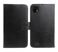 Gukas Housse Coque pour Orange Neva Leaf 5.99" PU Cuir Etui Leather Case Cover Flip Cas Couverture Protecteur Portefeuille Book Wallet (Noir)