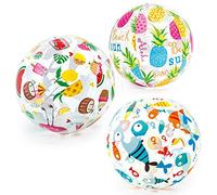 Gukasxi 3 Pièces Ballon de Plage Gonflables 35cm Ballon Gonflable pastèque Boule à Bulles Gonflable Ballon de Piscine Gonflable Enfants Balles Jouets pour Plage Fête Jardin Adultes